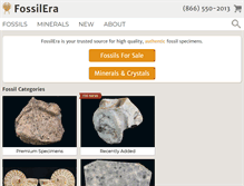 Tablet Screenshot of fossilera.com